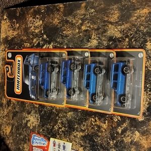 Four Set Black Card Matchbox